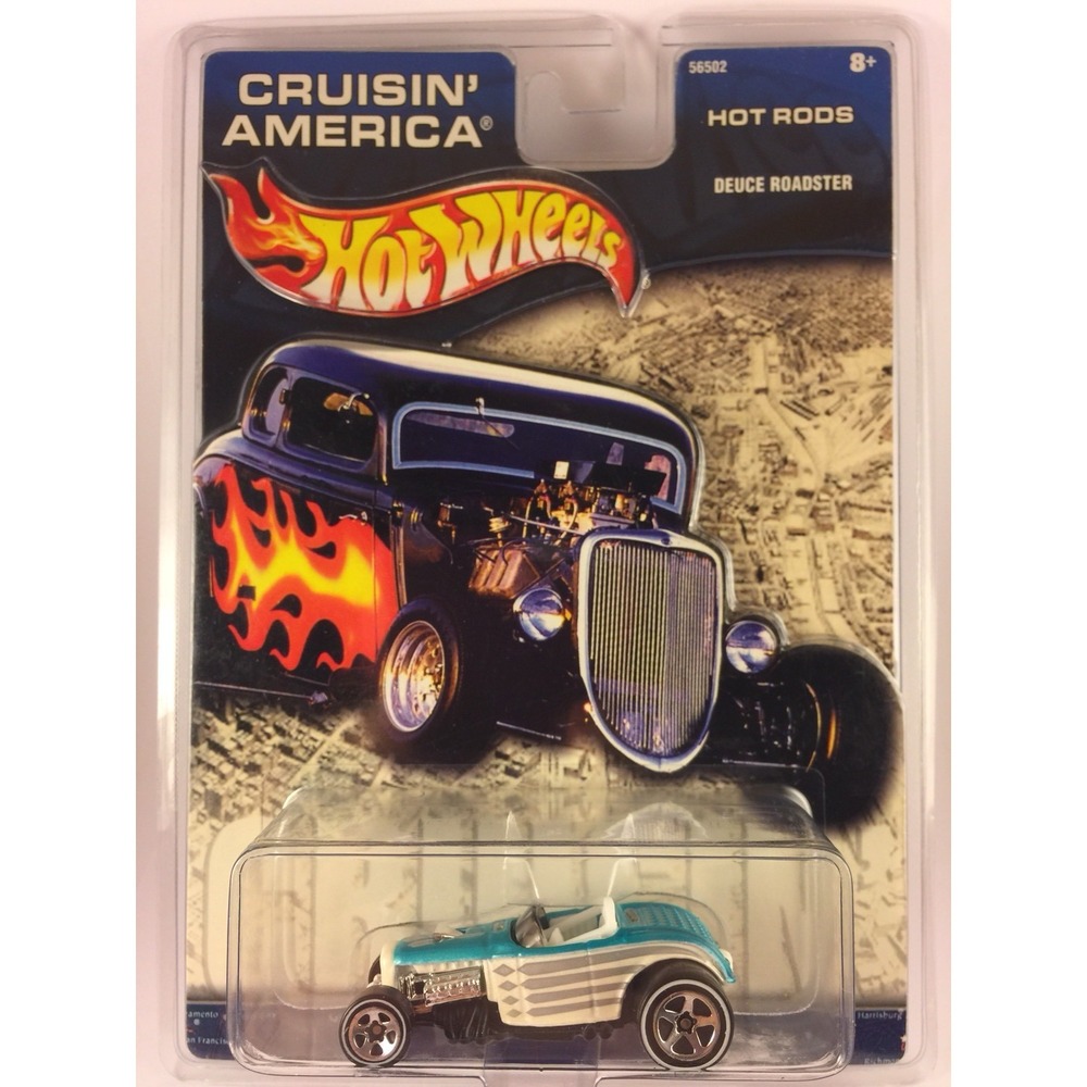 Hot Wheels Cruisin' America Hot Rods Deuce Roadster 56502 Cruising Die-cast 1/64
